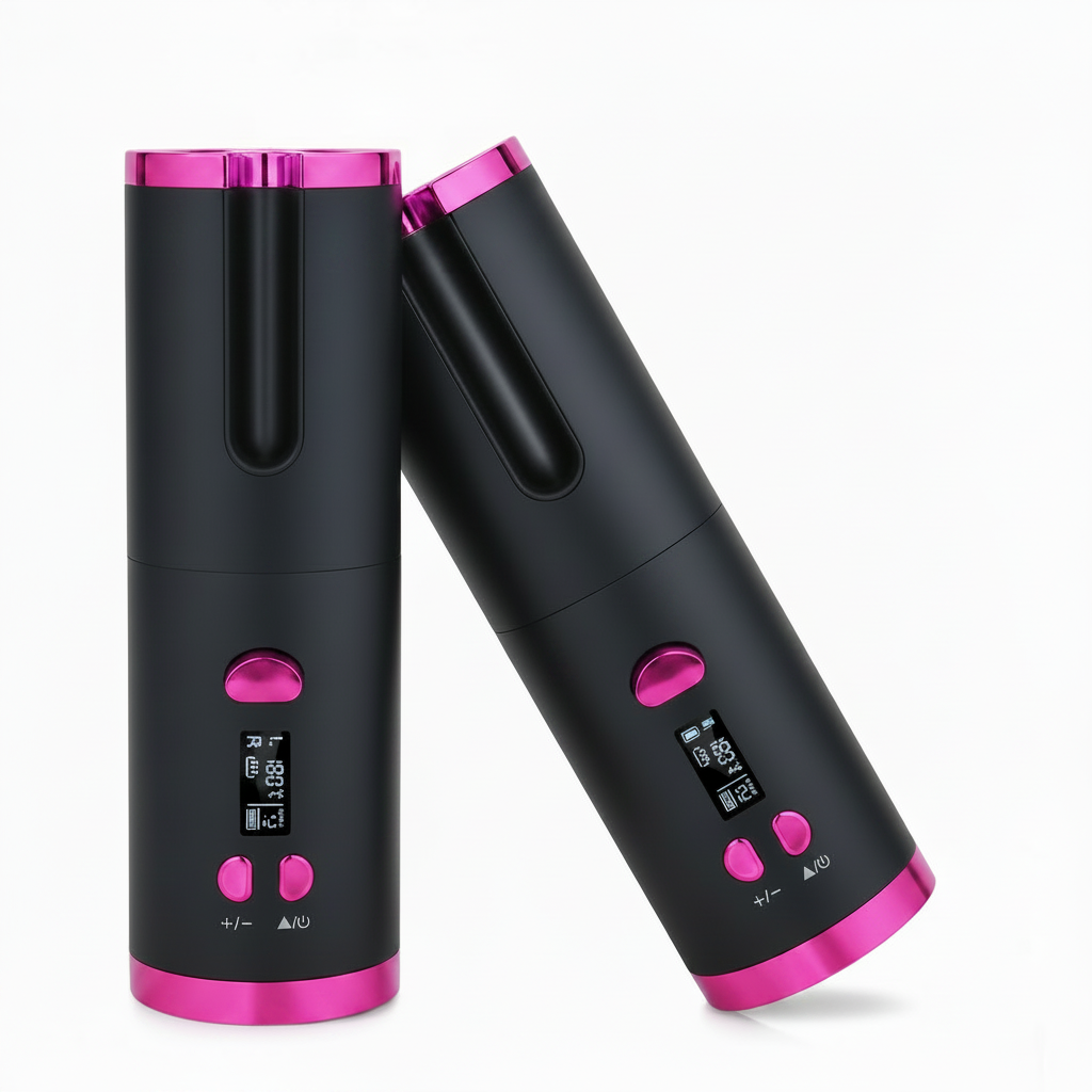 Dual Curler – Black & Hot Pink